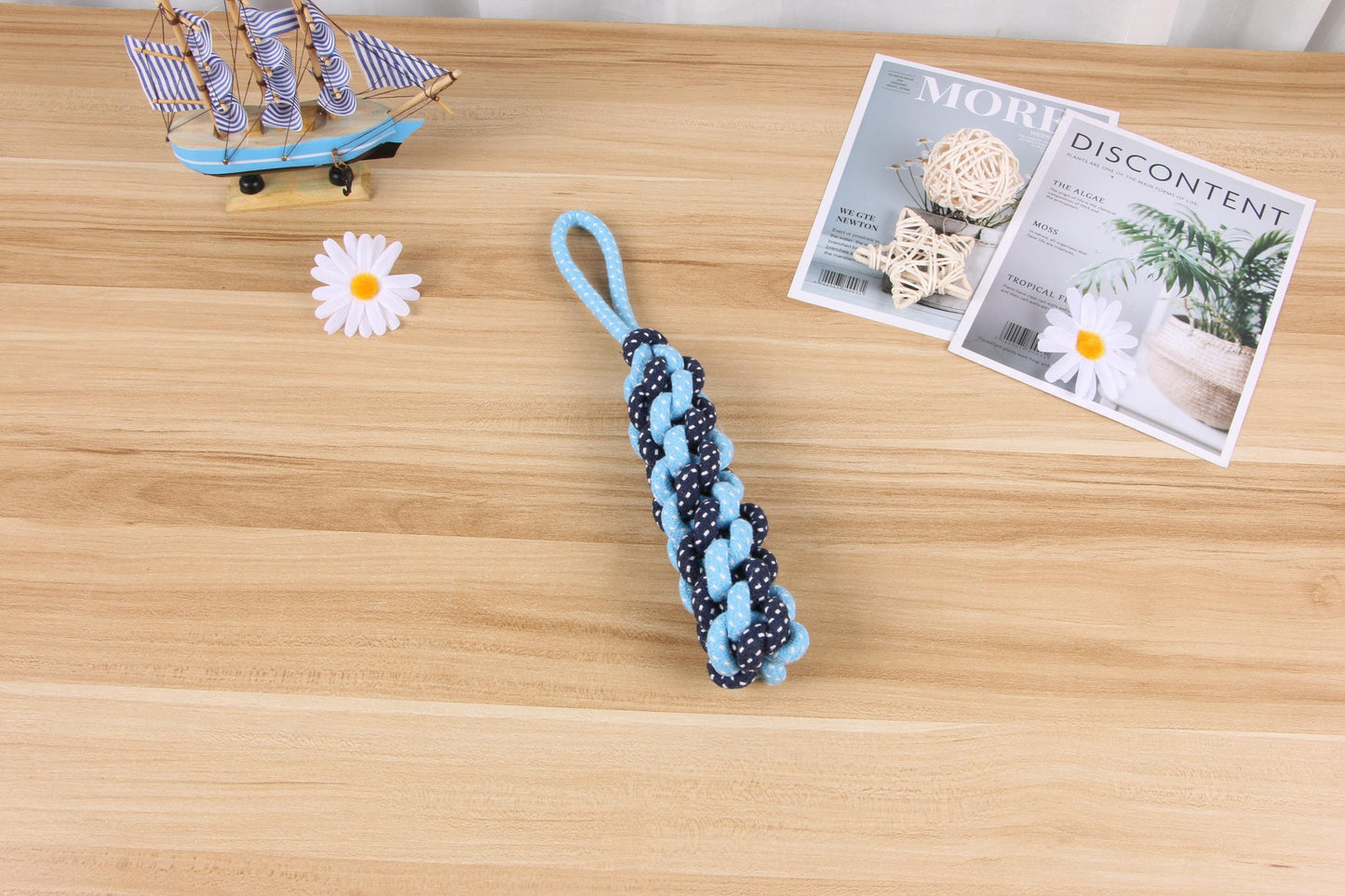 Natural Rope Dog Toys: Puppy Chew & Tug of War - 9 Pack