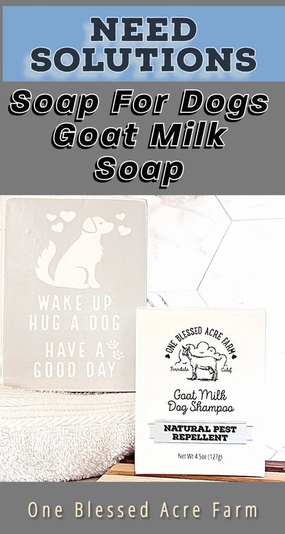 Dog Shampoo Bar Goat Milk Soap for Dog Shampoo Soap Pet Shampoo Flea Treatment Shampoo Bar for Sensitive Skin Pet Soap Gift for Dog Mom Gift