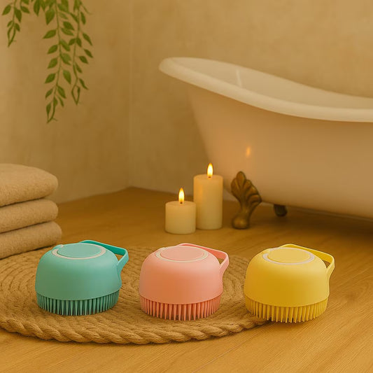 Silicone Pet Grooming Glove for Dogs & Cats – Bath Brush, Deshedding, Massage Glove for Pet Hair Removal, Soft Dog Washing Tool