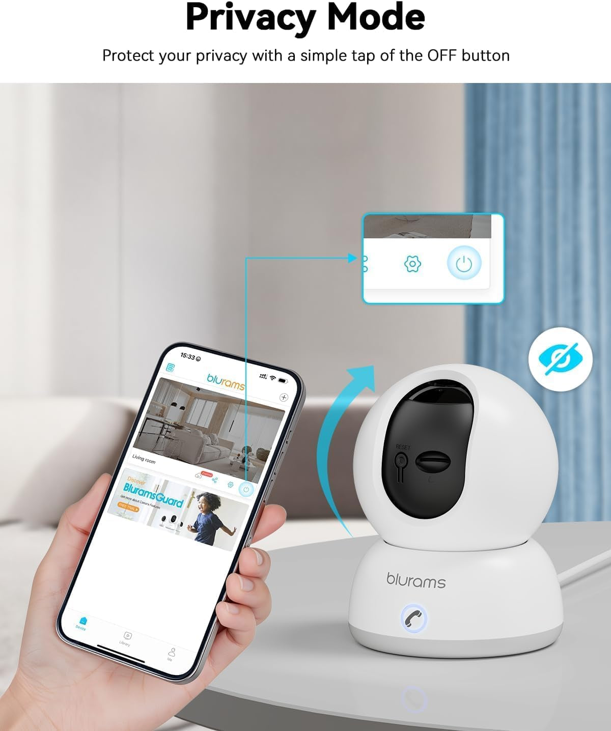 Security Camera 4K, Indoor Pet Camera, Dog Cameras with Phone App for Home, 2-Way Talk, Motion Tracking, Color/Ir Night Vision, Cloud&Sd, 2.4Ghz & 5Ghz Wi-Fi