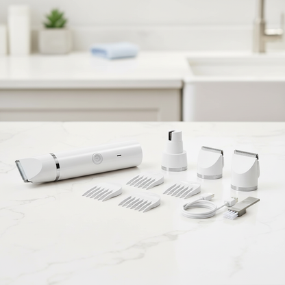 Experience Stress-Free Grooming with Our Quiet Professional Dog Grooming Trimmer & Nail Grinder – USB Rechargeable for Safe Precision on Paws, Face & Ears