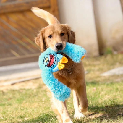 Cuddly Plush Dog Chew Toy - Hilarious Long Legged Squeaky Fun/Cute Dog Toy/Durable Dog Toy/Funny Dog Toys/Interactive Games of Tug and Fetch