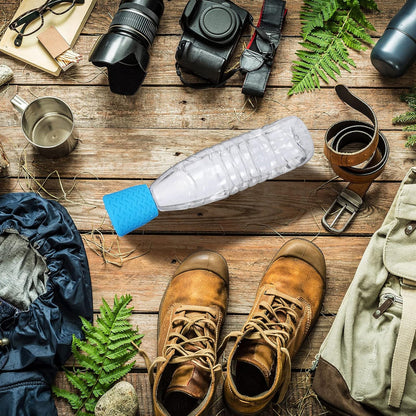 4-Piece Portable Dog Shower Head Set – Outdoor Shower Attachment for Pet Grooming, Beach, Hiking & Camping | Blue & Green Water Sprayer Bottle Attachments for Dirt Removal