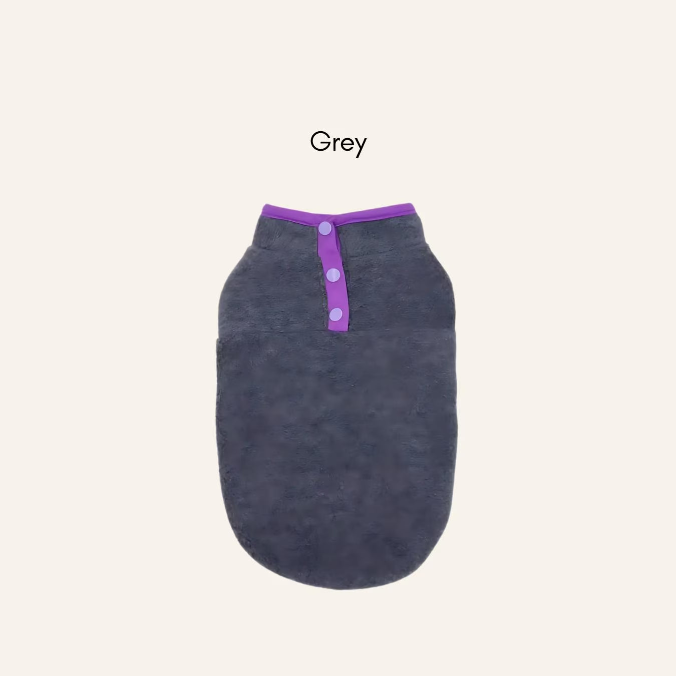 Warm Fleece Button Vest for Dogs & Cats – Cozy Autumn Winter Pet Jacket