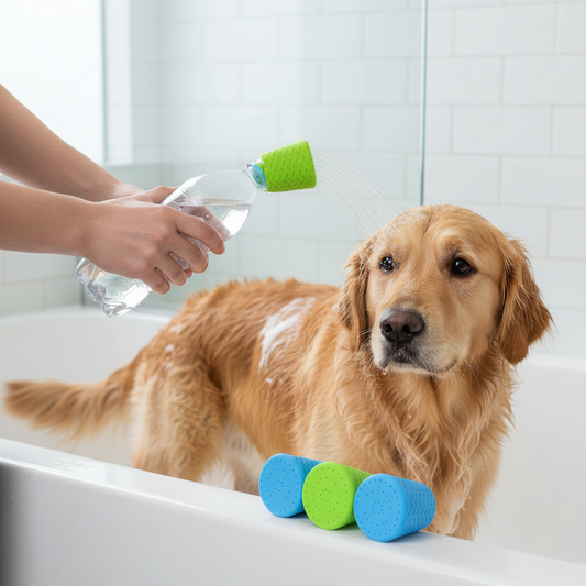 Transform Your Pet's Outdoor Experience with the 4-Piece Portable Dog Shower Head Set – Perfect for Grooming on the Go!