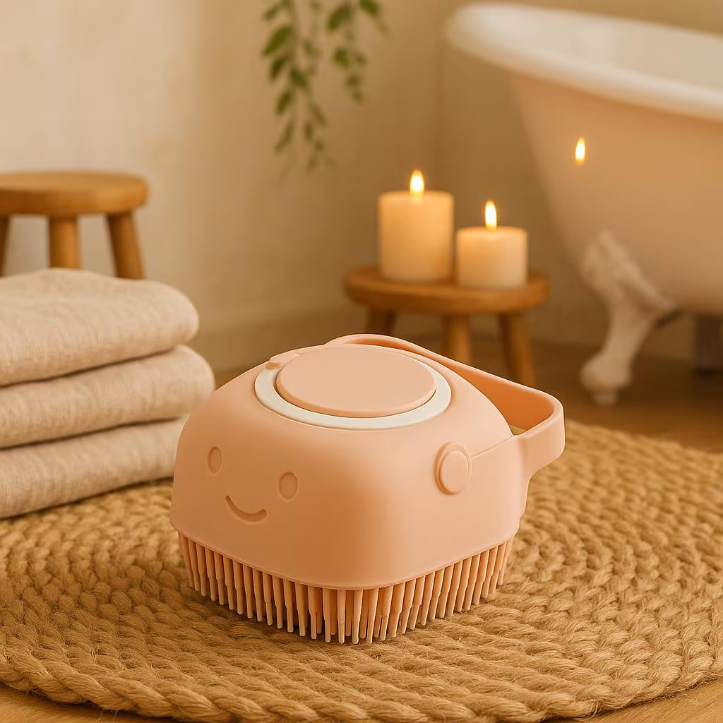 Silicone Pet Grooming Glove for Dogs & Cats – Bath Brush, Deshedding, Massage Glove for Pet Hair Removal, Soft Dog Washing Tool