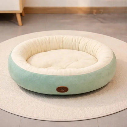Round Soft Bed for Pets | Cozy Pet Bed for Cats & Dogs | Washable Sleeping Nest