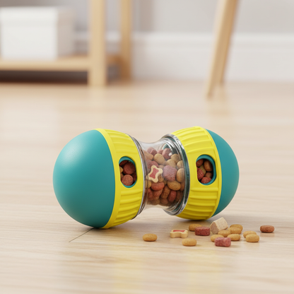 Engaging Interactive Dog Puzzle Toy - Treat Dispensing Ball for Endless Fun and Healthy Eating for Dogs of All Sizes