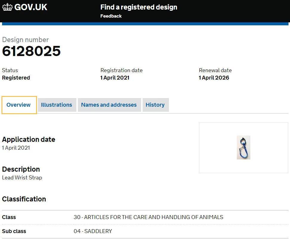 The Original Lead Secure™ Wrist Strap / Wriststrap Dog Lead Safety from Theft and Loss Dog Safety Strap anti Theft Attachment Choose Colour