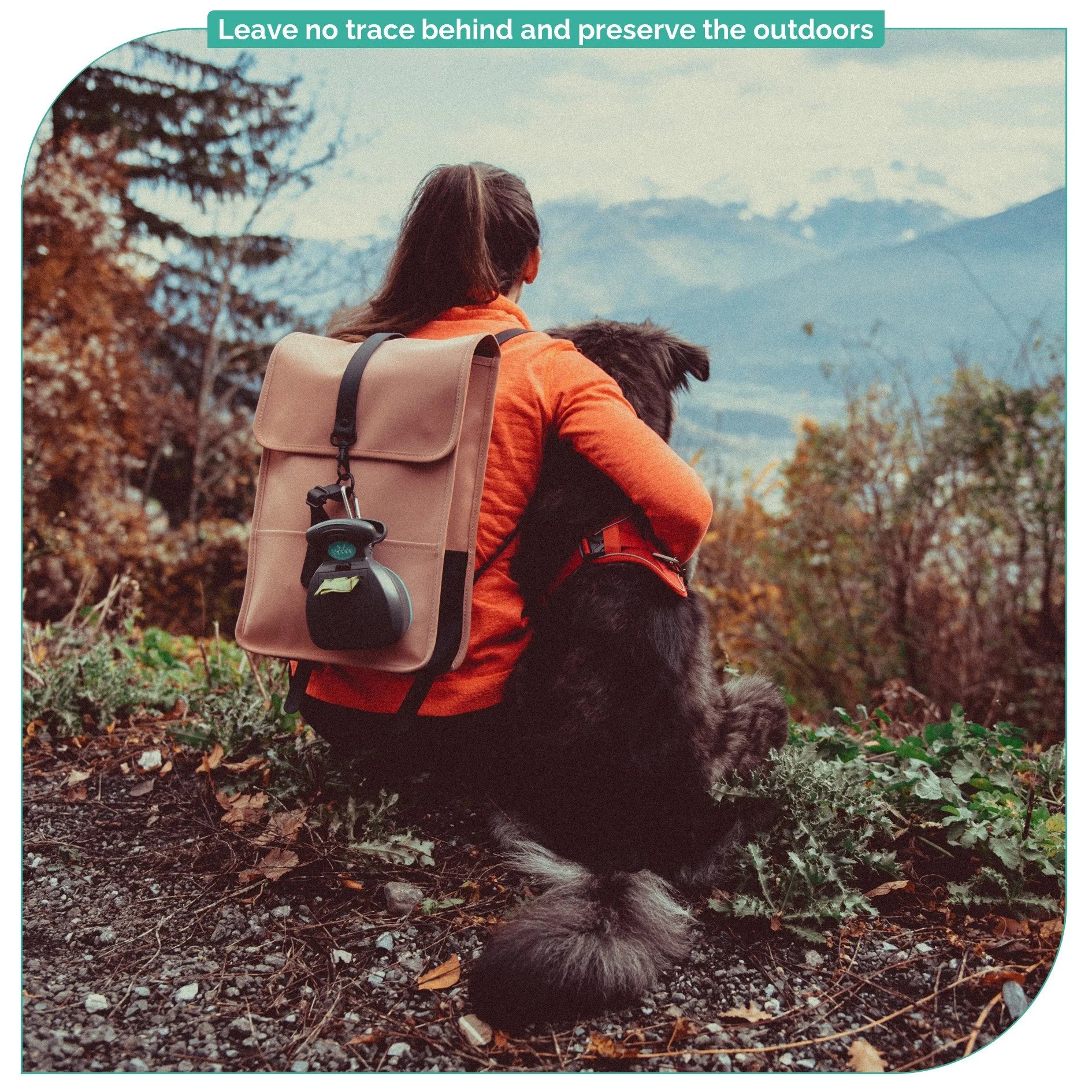 Monptit Pooper Scooper, Portable Sanitary Dog Poo Pick up with Bag Dispenser, for Large Medium Small Dogs Cat or Pet, Durable (Medium)