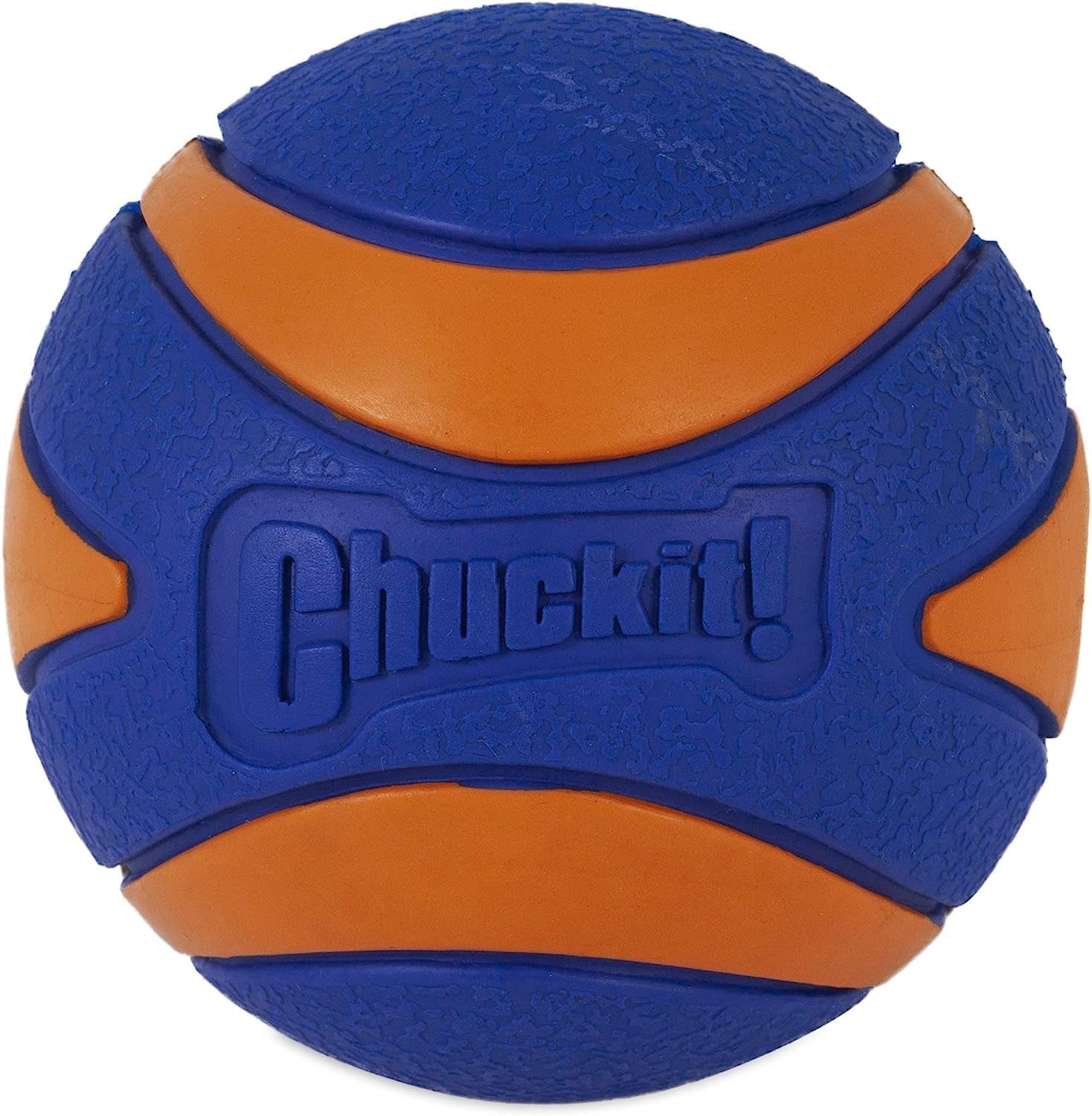31537 Ultra Squeaker Ball- 2Pk, Blue & Orange, Small