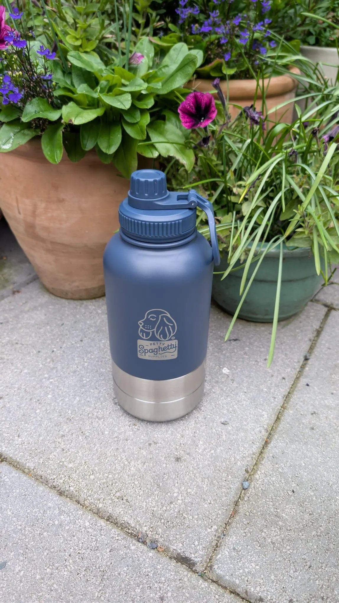 3 in 1 Dog Water Bottle and Bowls Flask