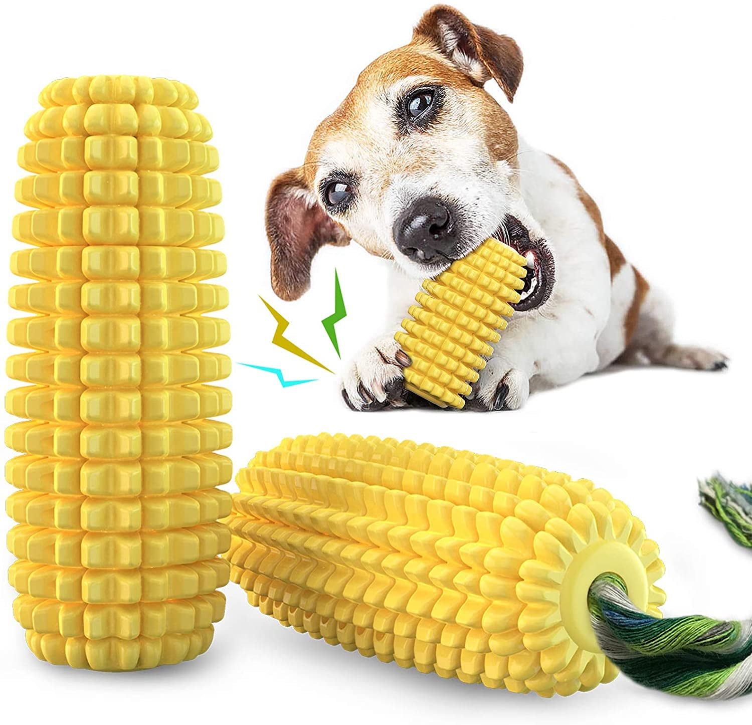 Dog Chew Toys for Aggressive Chewers, Indestructible Tough Durable Squeaky Interactive Dog Toys,  Small Medium Large Breed