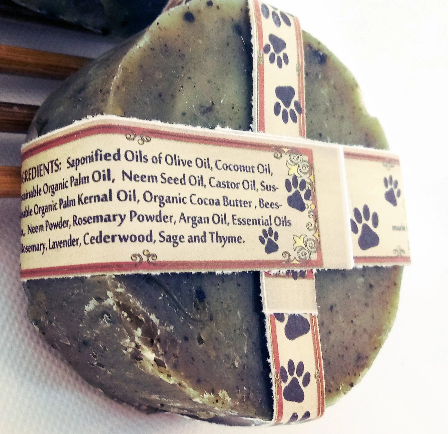 Dog Shampoo Bar with Rosemary