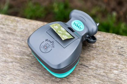 Monptit Pooper Scooper, Portable Sanitary Dog Poo Pick up with Bag Dispenser, for Large Medium Small Dogs Cat or Pet, Durable (Medium)