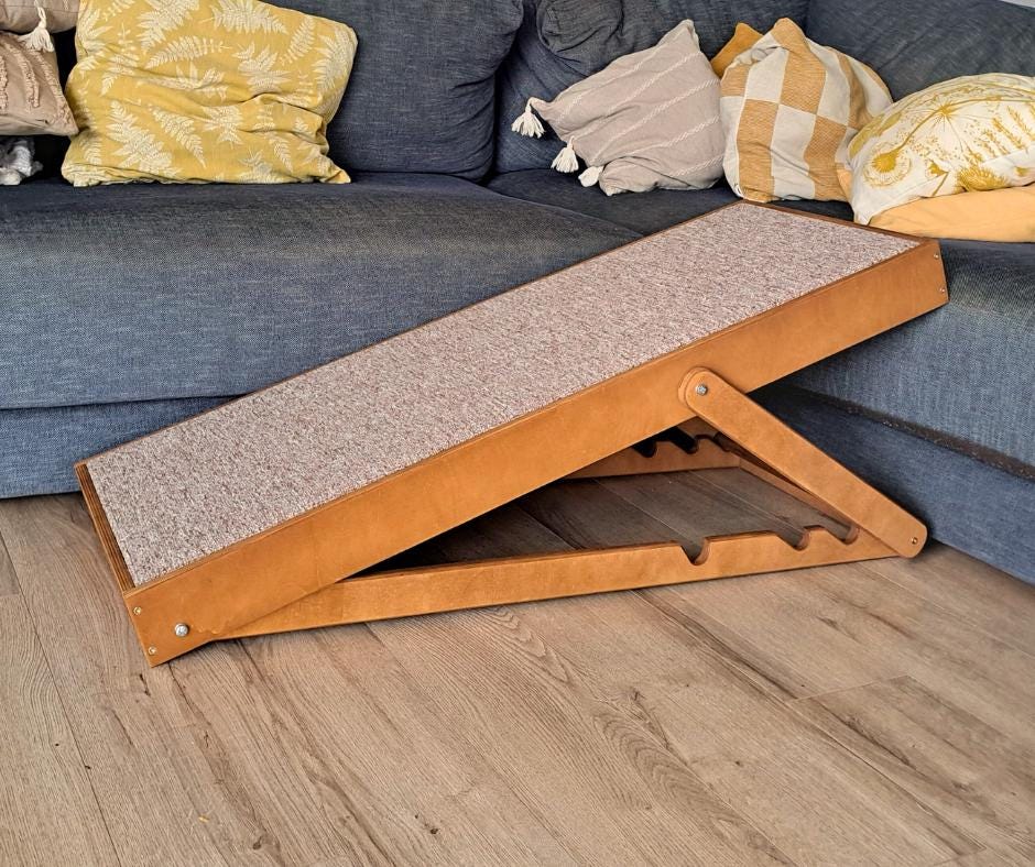Adjustable Dog Ramp, Modern Cat Stairs, Foldable Pet Steps