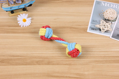 Natural Rope Dog Toys: Puppy Chew & Tug of War - 9 Pack