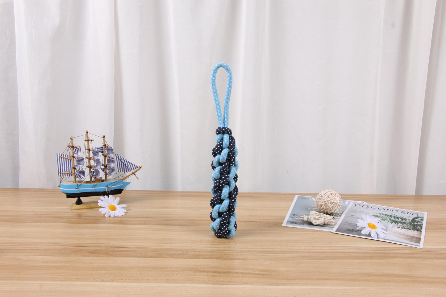 Natural Rope Dog Toys: Puppy Chew & Tug of War - 9 Pack