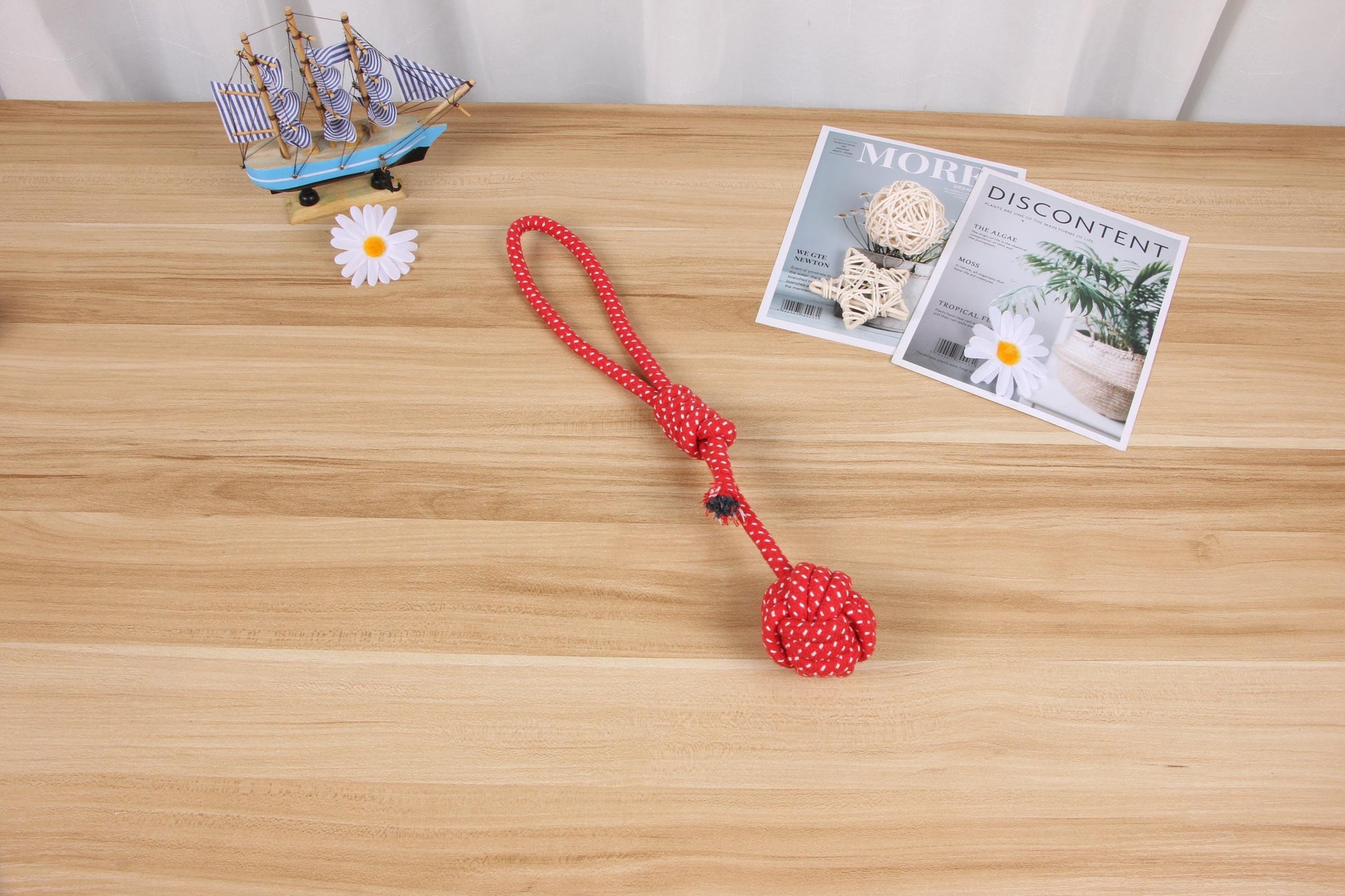 Natural Rope Dog Toys: Puppy Chew & Tug of War - 9 Pack