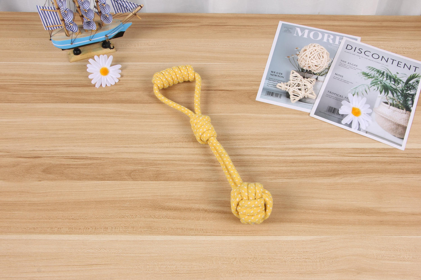 Natural Rope Dog Toys: Puppy Chew & Tug of War - 9 Pack