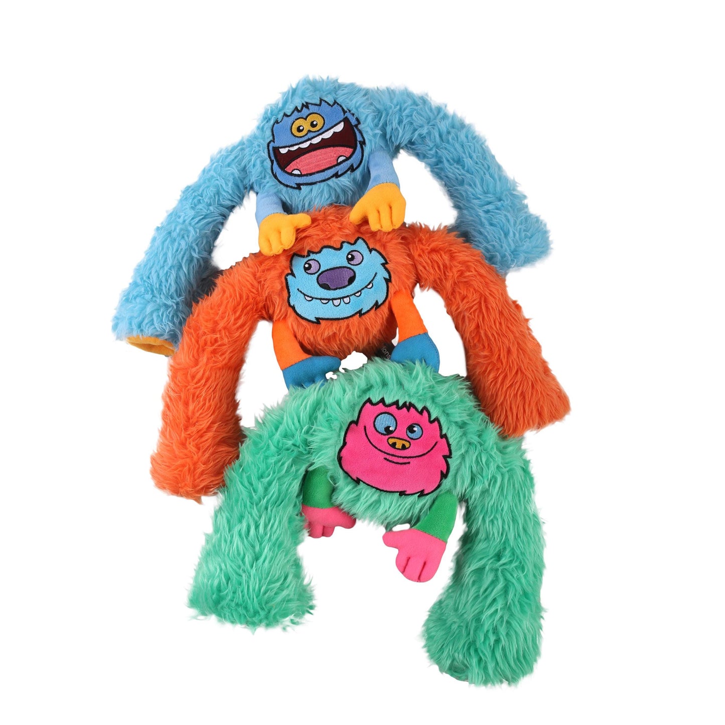 Cuddly Plush Dog Chew Toy - Hilarious Long Legged Squeaky Fun/Cute Dog Toy/Durable Dog Toy/Funny Dog Toys/Interactive Games of Tug and Fetch