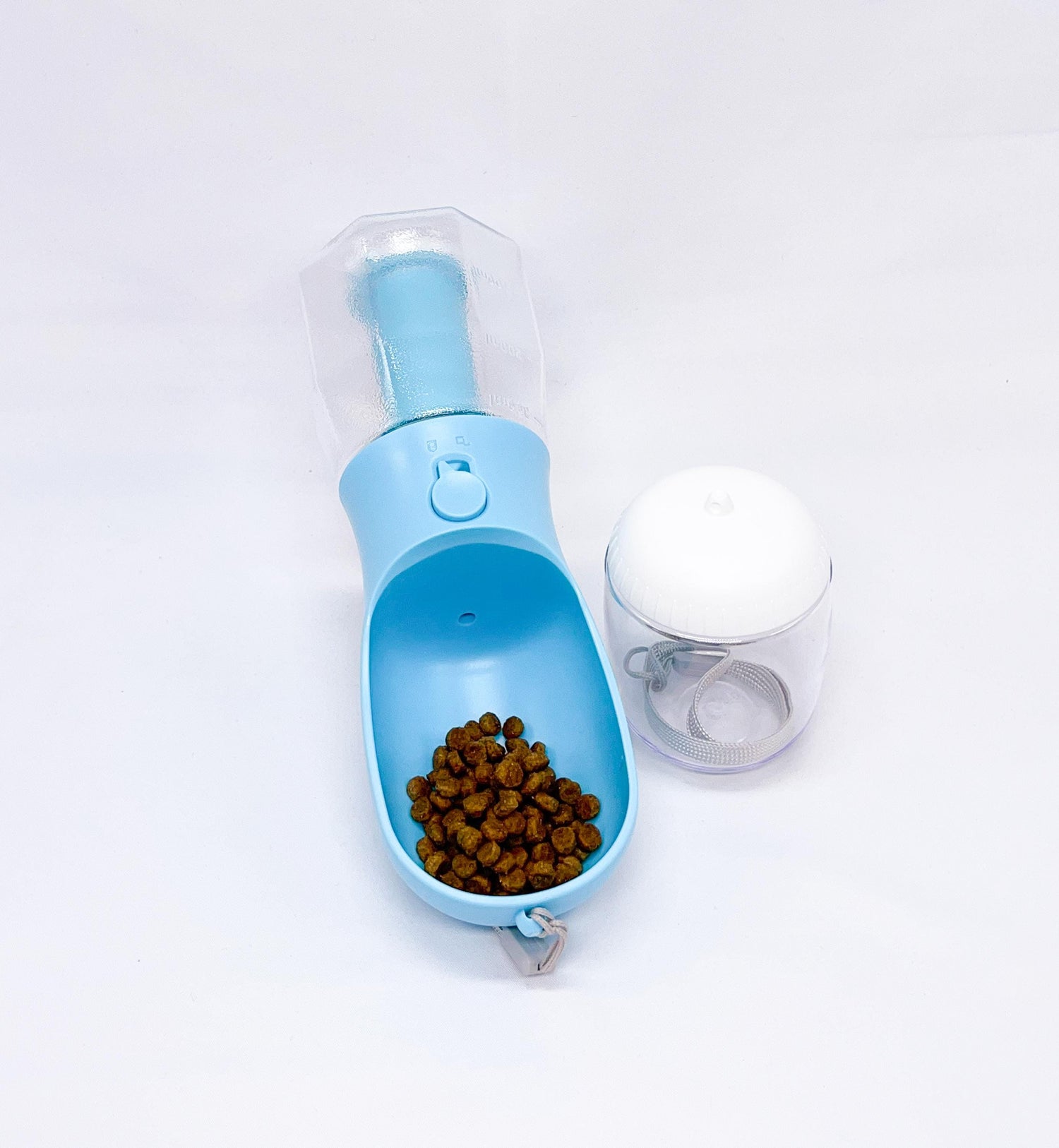 3-In-1 Dog Water Bottle: Food Container, Filter & Poop Bag