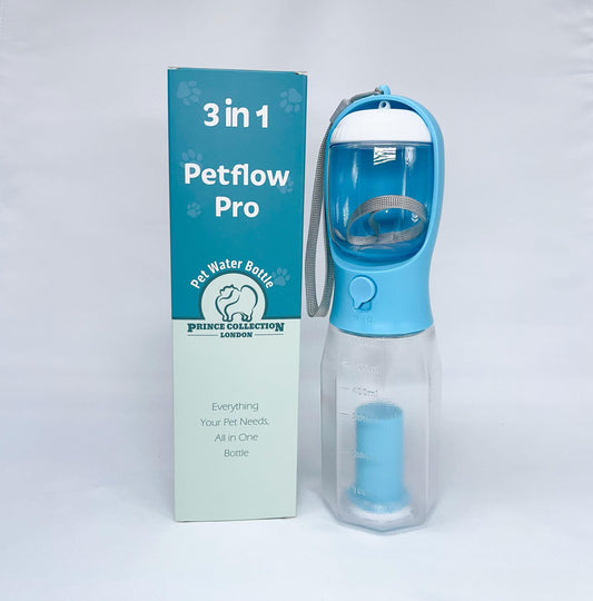 3-In-1 Dog Water Bottle: Food Container, Filter & Poop Bag