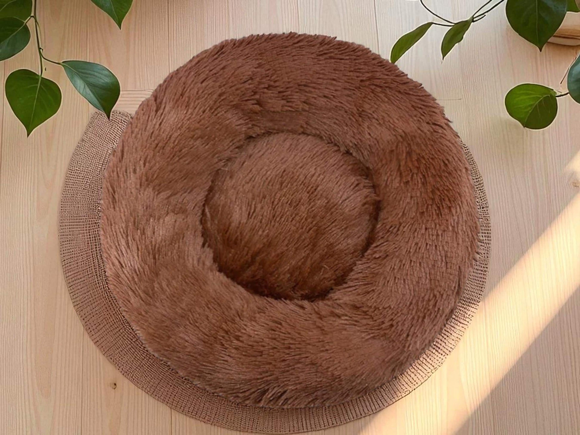 Fluffy Plush Calming Pet Bed: Winter Warm Dog & Cat Bed