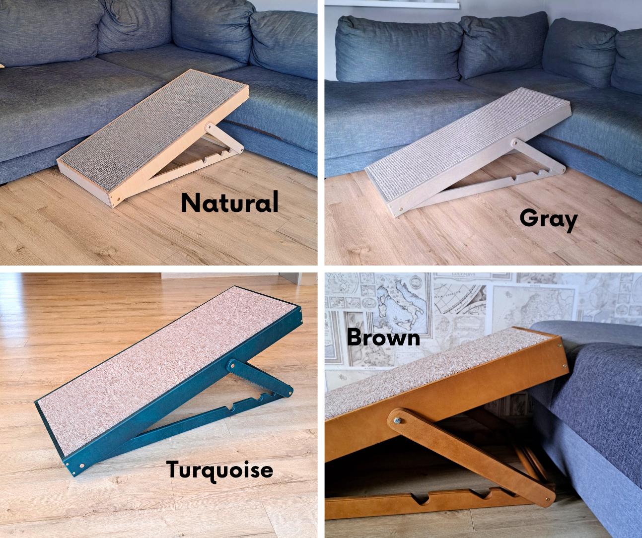 Adjustable Dog Ramp, Modern Cat Stairs, Foldable Pet Steps