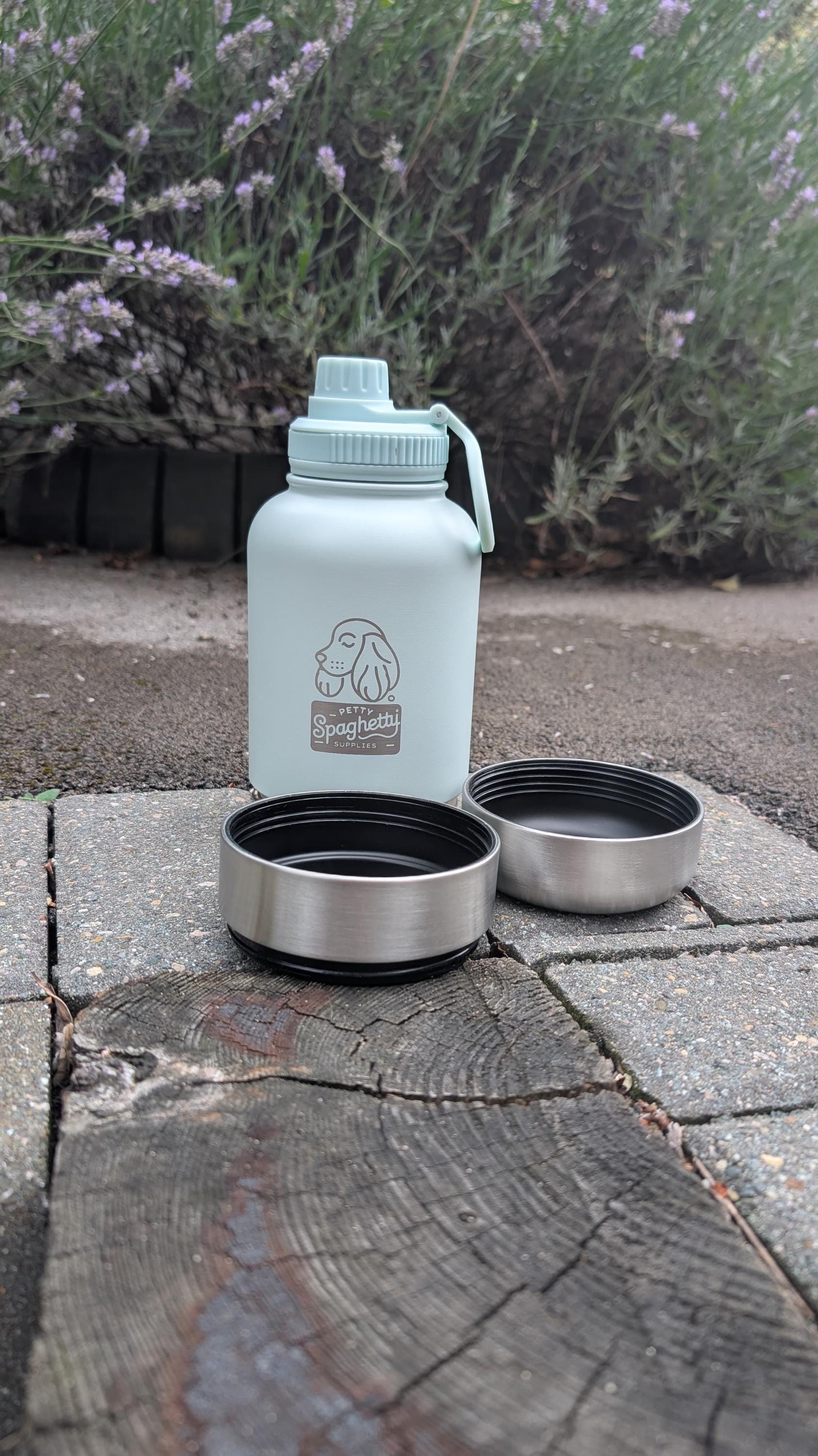 3 in 1 Dog Water Bottle and Bowls Flask