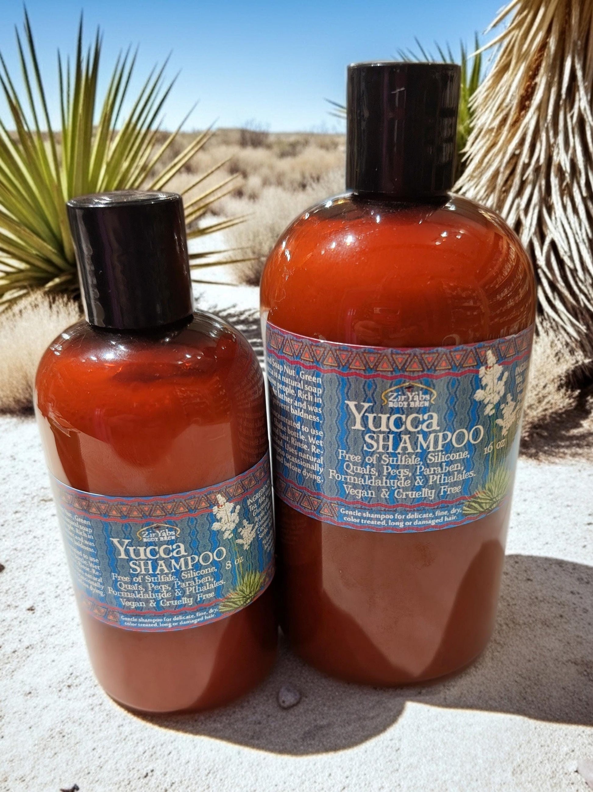 Yucca Shampoo | Soapwort | Soap Nut Shampoo | Sulfate Free | Silicone Free | No Animal Testing | 16 Oz | Herbal Shampoo | PEG Free